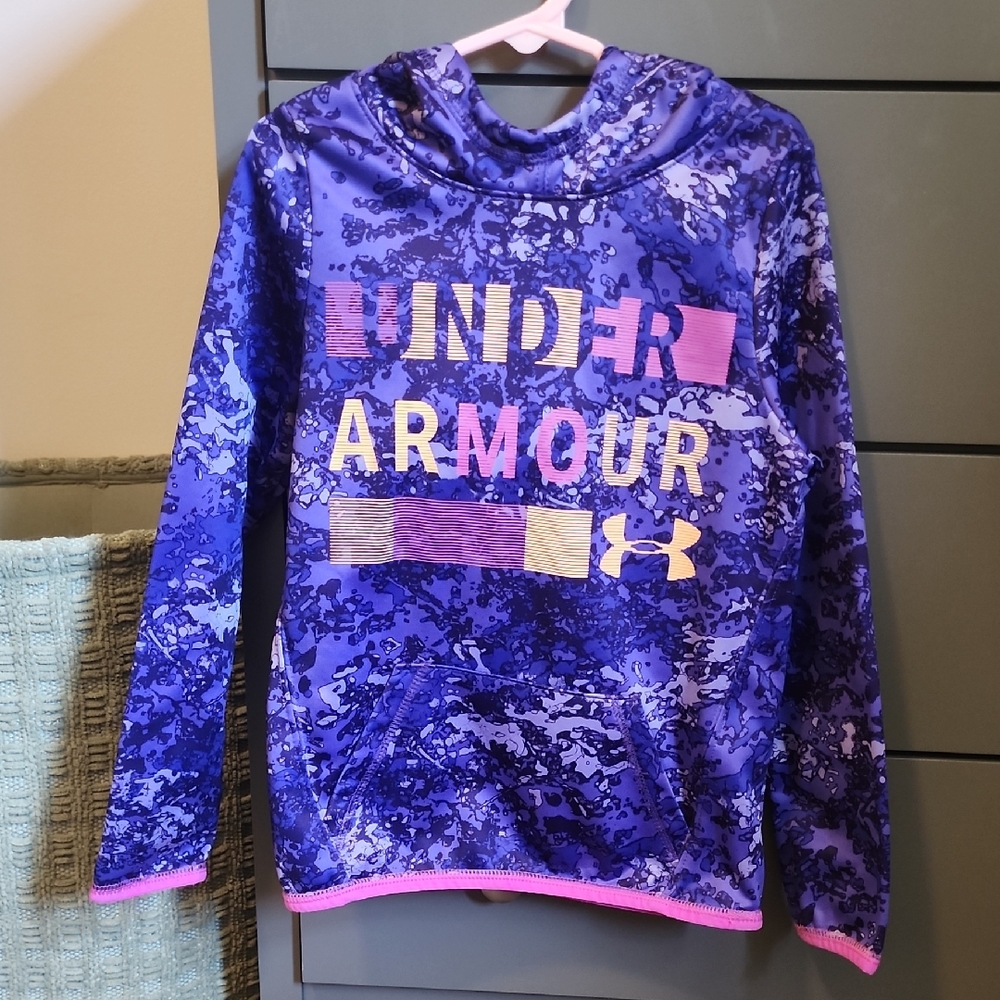 Under Armour Kids' Purple Hoodie Size XS